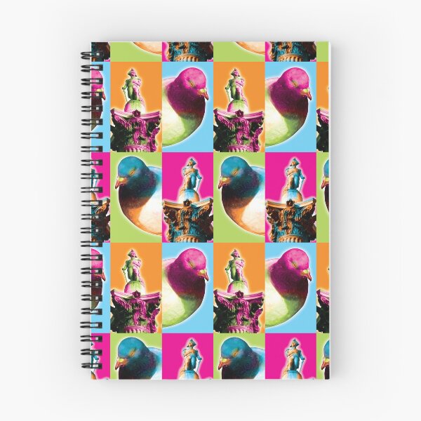Item preview, Trafalgar Square – Pop Art Nelson's Column and Pigeons London Print designed and sold by Fabulosa Designs.