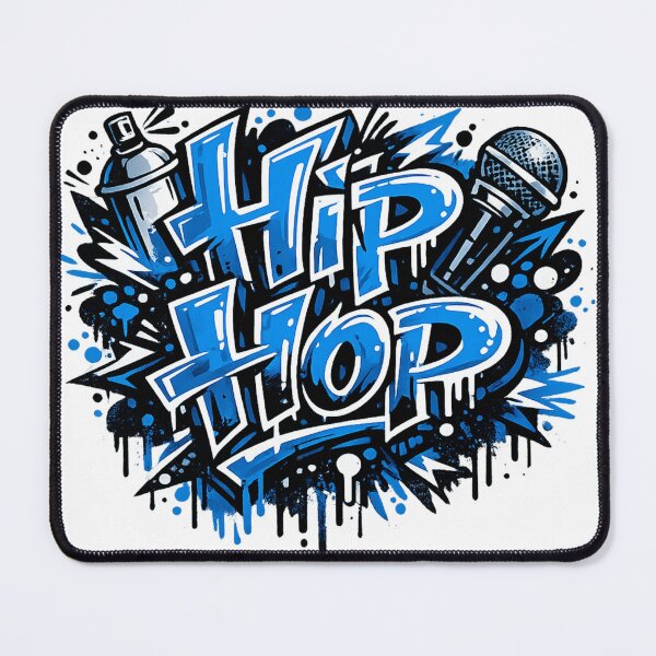 Item preview, blue graffiti hip hop designed and sold by brasildesigns.