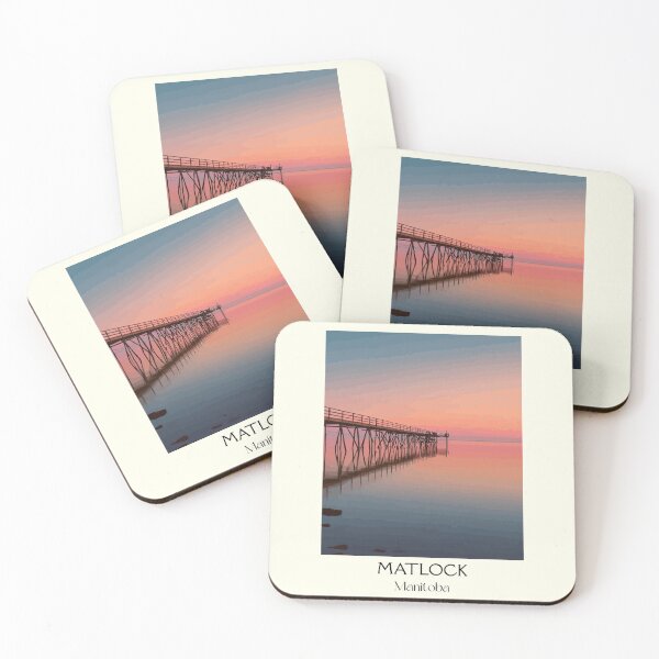 Item preview, Matlock Manitoba Sunset Pier – Lake Winnipeg Art Print designed and sold by TuncGK.