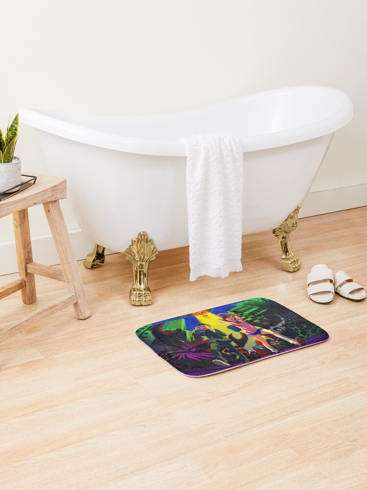 Thumbnail 2 of 6, Bath Mat, Iconic Poster designed and sold by Rozenta.