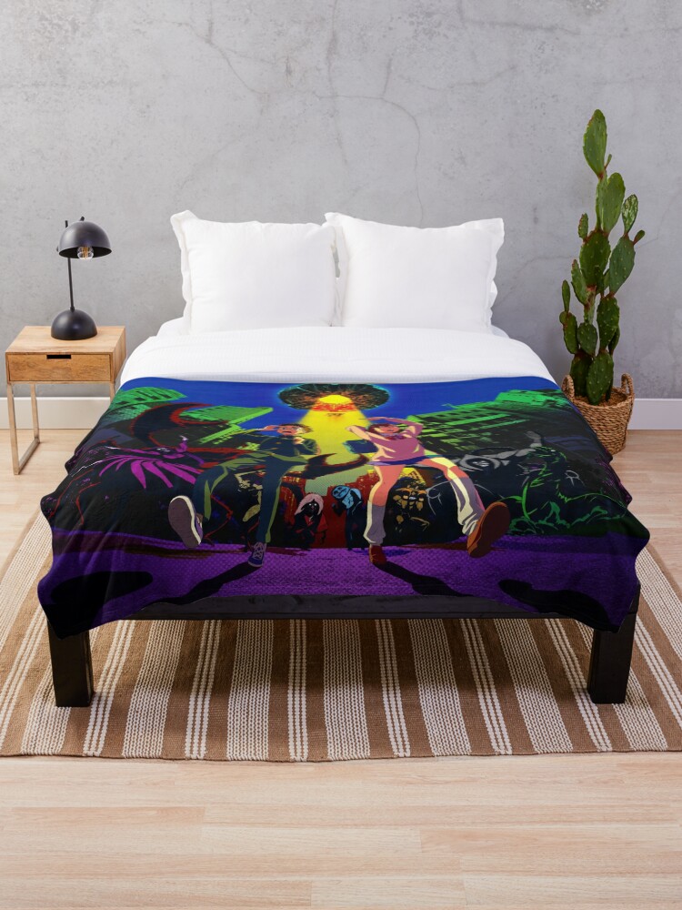 Thumbnail 1 of 6, Throw Blanket, Iconic Poster designed and sold by Rozenta.
