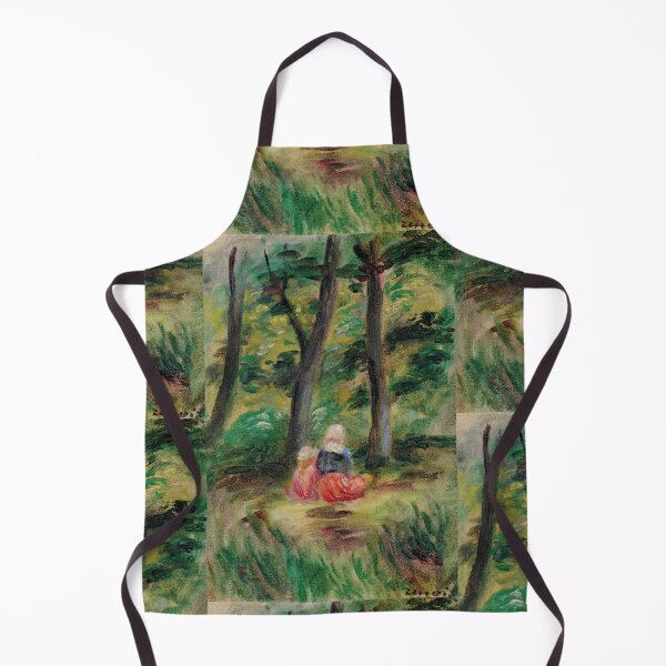 Item preview, Femme Et Enfant Dans Un Paysage by Pierre-Auguste Renoir: Impressionist Art Print designed and sold by artofuniverse.