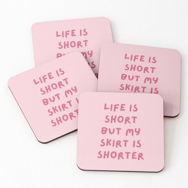 Item preview, life is short but my skirt is shorter designed and sold by Spring Things.