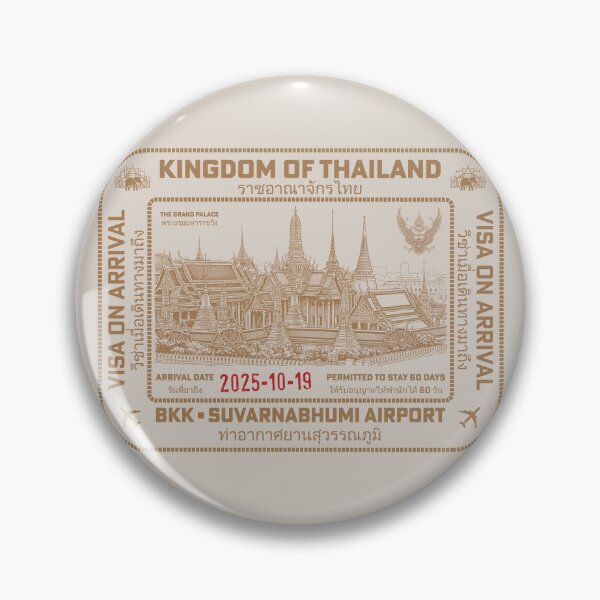 Item preview, Passport Stamp - Bangkok, Thailand designed and sold by travelwitheric.