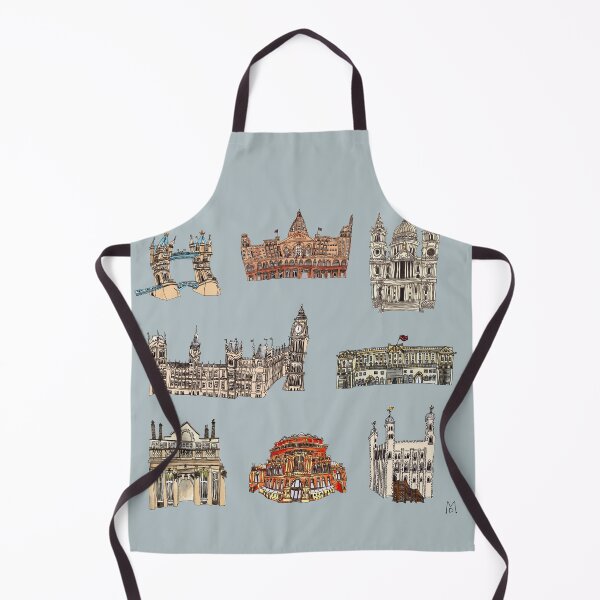 Item preview, London Buildings Pattern designed and sold by MagpieDiamond.