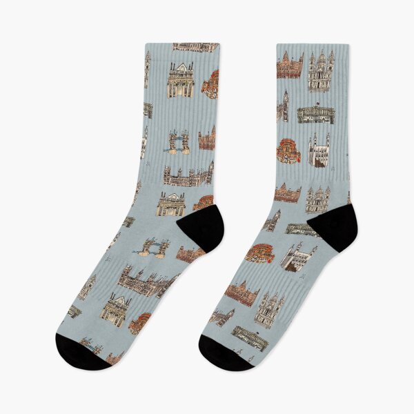 Item preview, London Buildings Pattern designed and sold by MagpieDiamond.