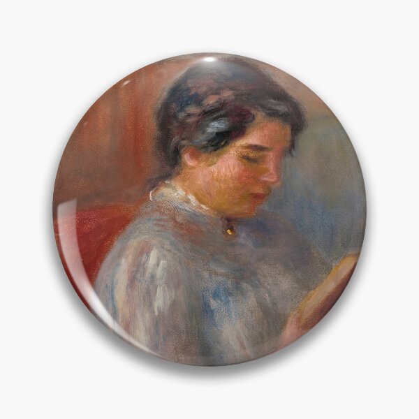 Item preview, Femme Lisant by Pierre-Auguste Renoir: Romantic Impressionist Reading Portrait designed and sold by artofuniverse.