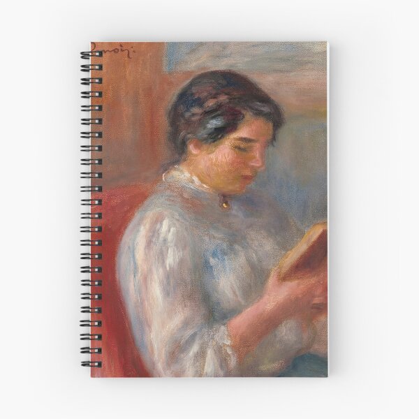 Item preview, Femme Lisant by Pierre-Auguste Renoir: Romantic Impressionist Reading Portrait designed and sold by artofuniverse.