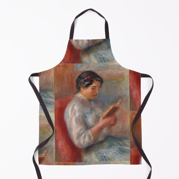Item preview, Femme Lisant by Pierre-Auguste Renoir: Romantic Impressionist Reading Portrait designed and sold by artofuniverse.