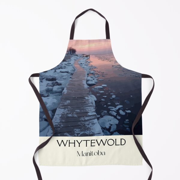 Item preview, Whytewold Winter Boardwalk – Frozen Lake Manitoba Art designed and sold by TuncGK.