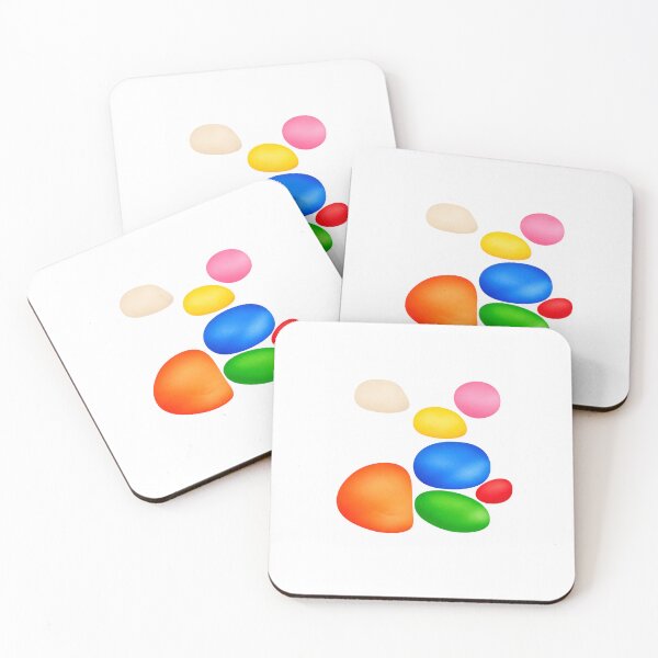 Item preview, Colorful Abstract Pebbles | Modern Organic Shapes Minimal Design designed and sold by Be-You-Vibes.