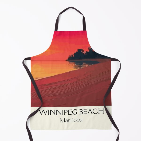Item preview, Winnipeg Beach Sunset – Lake Winnipeg Retro Travel Art designed and sold by TuncGK.