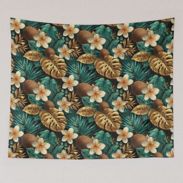 Item preview, Edgy Tropical Floral - Flower Floral Print  - Father'S Day Gifts designed and sold by RoyalStarsPatts.