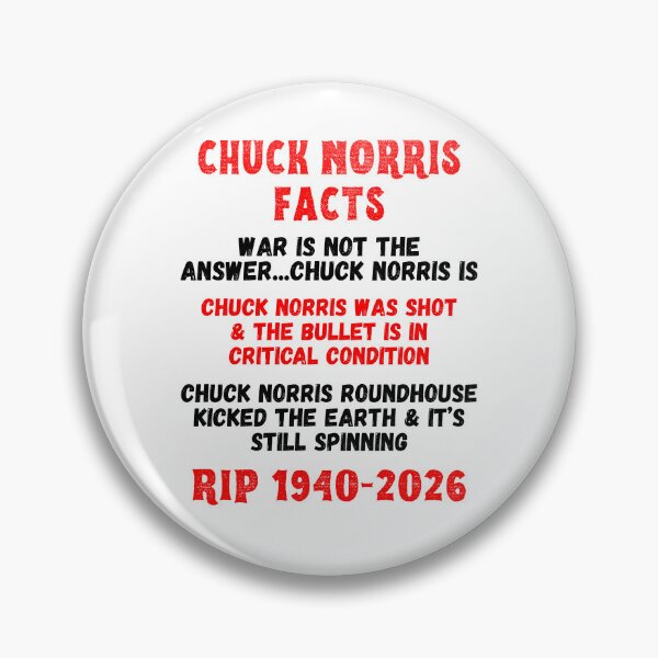 Item preview, Rip Chuck Norris Meme designed and sold by WoodburyLake.