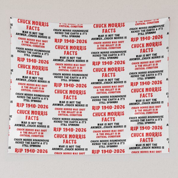 Item preview, Rip Chuck Norris Meme designed and sold by WoodburyLake.