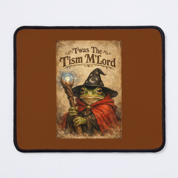 Item preview, T'was The 'Tism M'Lord - Medieval Fantasy Frog Wizard Meme designed and sold by SkajArtist.