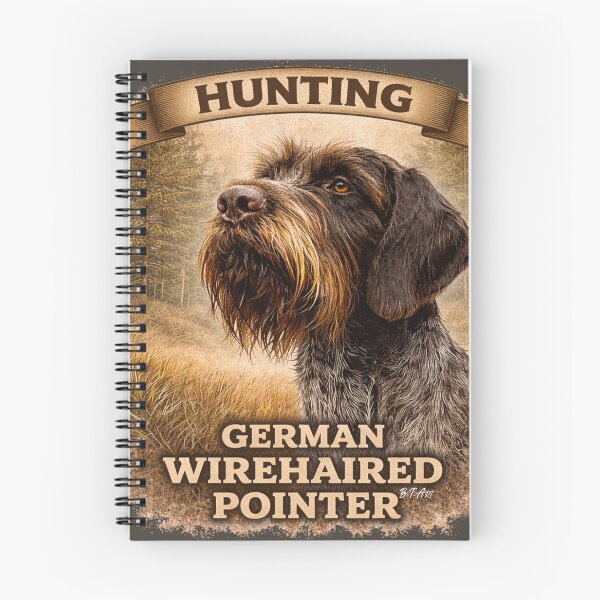 Item preview, German Wirehaired Pointer , Gun Dog Artwork designed and sold by TammyHunterArt.