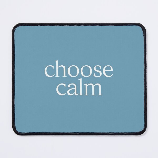 Item preview, Choose Calm – Minimalist Mindfulness Typography Design designed and sold by MimisCornerCo.