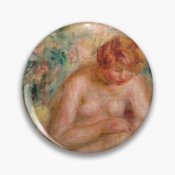 Item preview, Femme Nue Assise Vue De Trois Quarts Baigneuse by Pierre-Auguste Renoir: Impressionist Nude Poster designed and sold by artofuniverse.