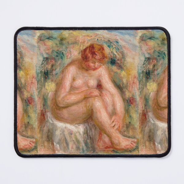 Item preview, Femme Nue Assise Vue De Trois Quarts Baigneuse by Pierre-Auguste Renoir: Impressionist Nude Poster designed and sold by artofuniverse.