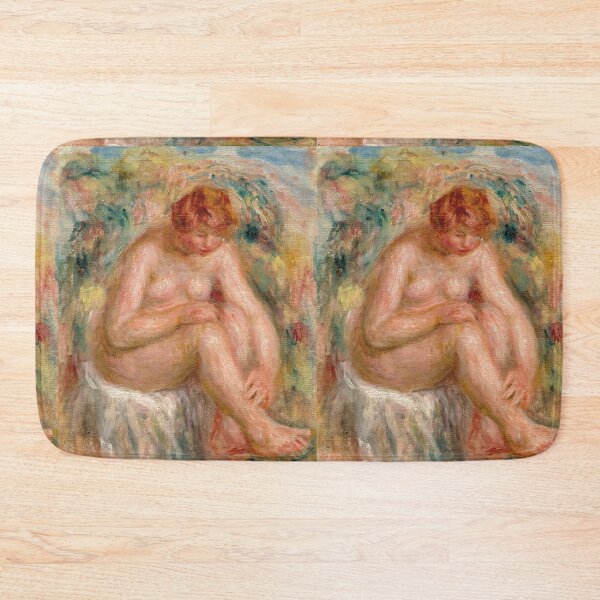 Item preview, Femme Nue Assise Vue De Trois Quarts Baigneuse by Pierre-Auguste Renoir: Impressionist Nude Poster designed and sold by artofuniverse.