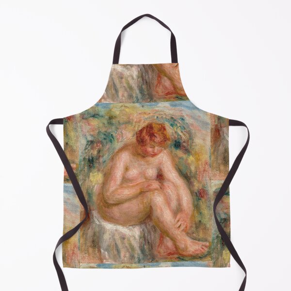 Item preview, Femme Nue Assise Vue De Trois Quarts Baigneuse by Pierre-Auguste Renoir: Impressionist Nude Poster designed and sold by artofuniverse.