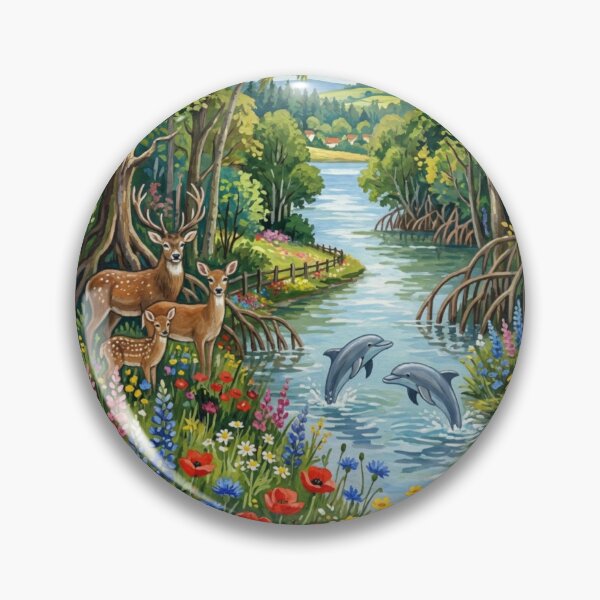 Item preview, Natural mangrove forest view designed and sold by PP&RAINBOW SHOP.