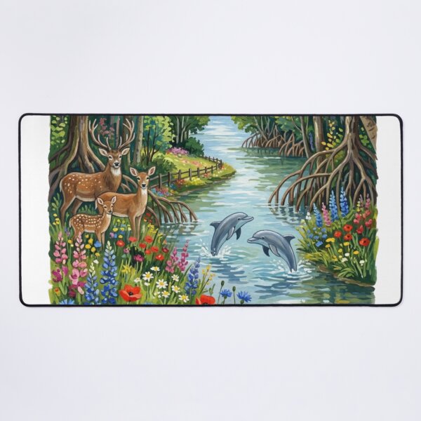 Item preview, Natural mangrove forest view designed and sold by PP&RAINBOW SHOP.