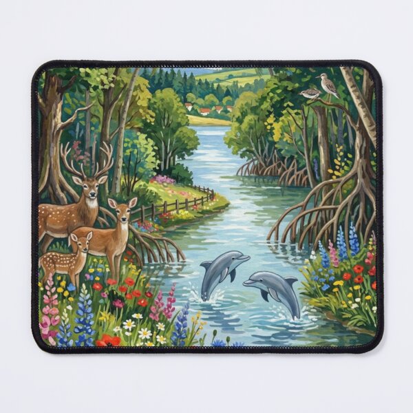 Item preview, Natural mangrove forest view designed and sold by PP&RAINBOW SHOP.
