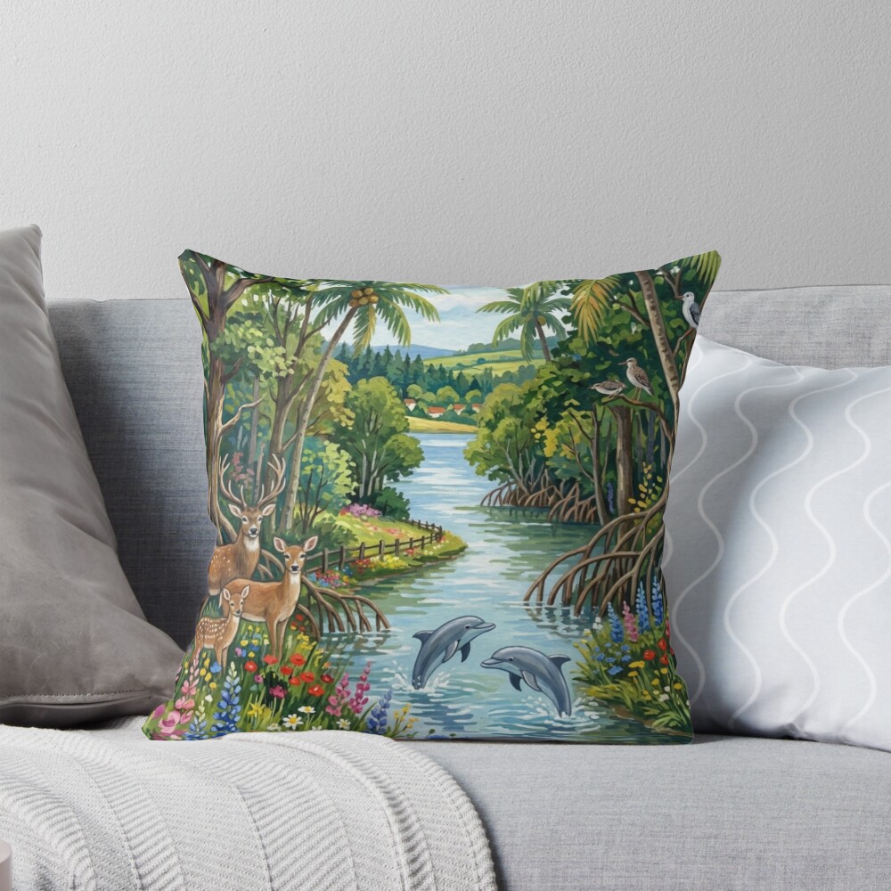 Item preview, Throw Pillow designed and sold by Runglavan.