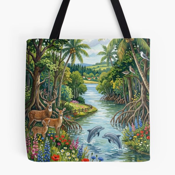 Item preview, Natural mangrove forest view designed and sold by PP&RAINBOW SHOP.