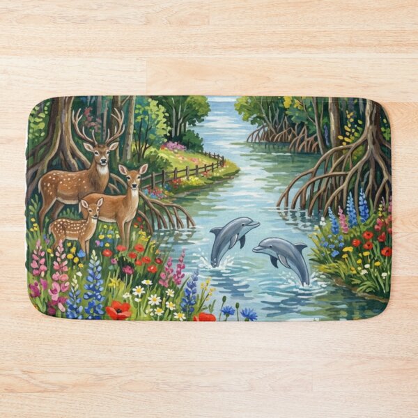 Item preview, Natural mangrove forest view designed and sold by PP&RAINBOW SHOP.