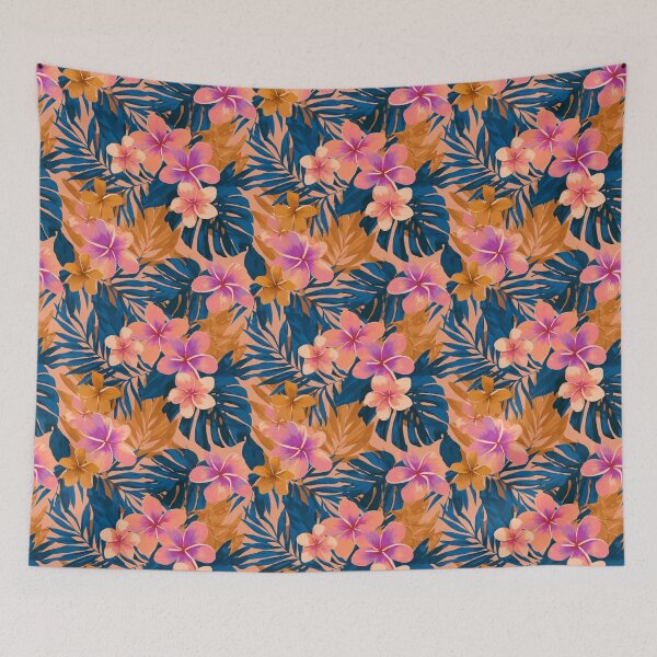 Item preview, Edgy Tropical Floral - Flower Floral Print  - Christmas Gift Ideas designed and sold by RoyalStarsPatts.