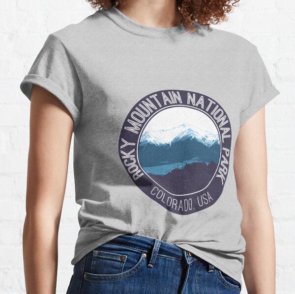Rocky Mountain National Park Badge Classic T-Shirt
