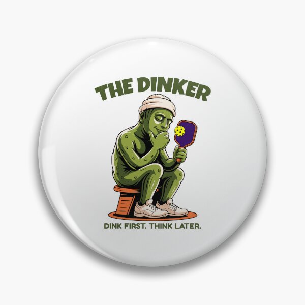 Item preview, The Dinker Pickleball Shirt Funny Dink First Think Later designed and sold by EthosWear.