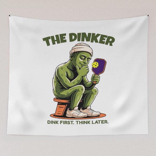 Item preview, The Dinker Pickleball Shirt Funny Dink First Think Later designed and sold by EthosWear.