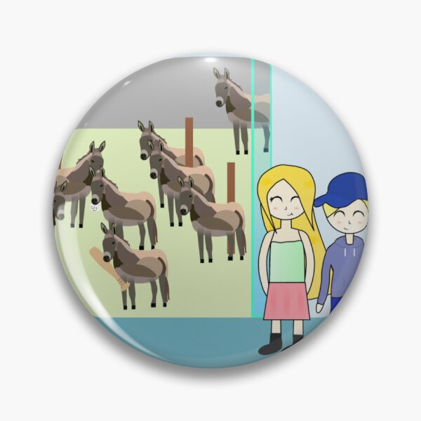 Item preview, Donkey's Playing Baseball designed and sold by GooglyEyes-.