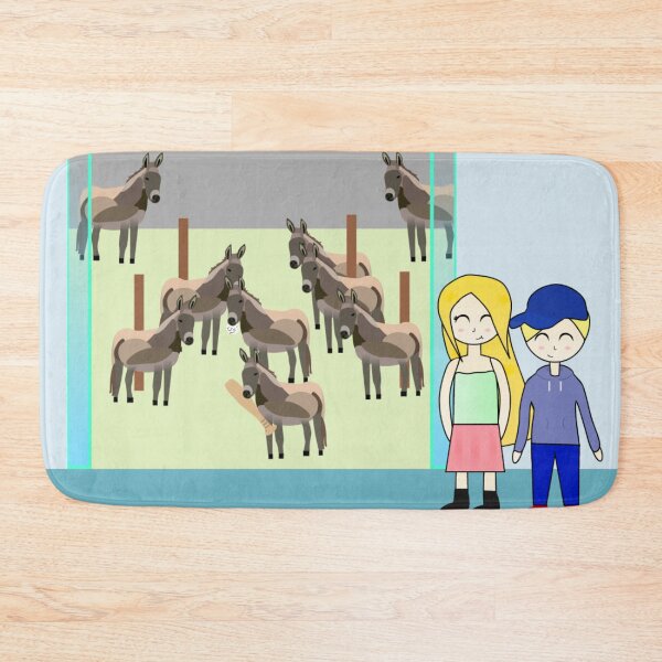 Item preview, Donkey's Playing Baseball designed and sold by GooglyEyes-.