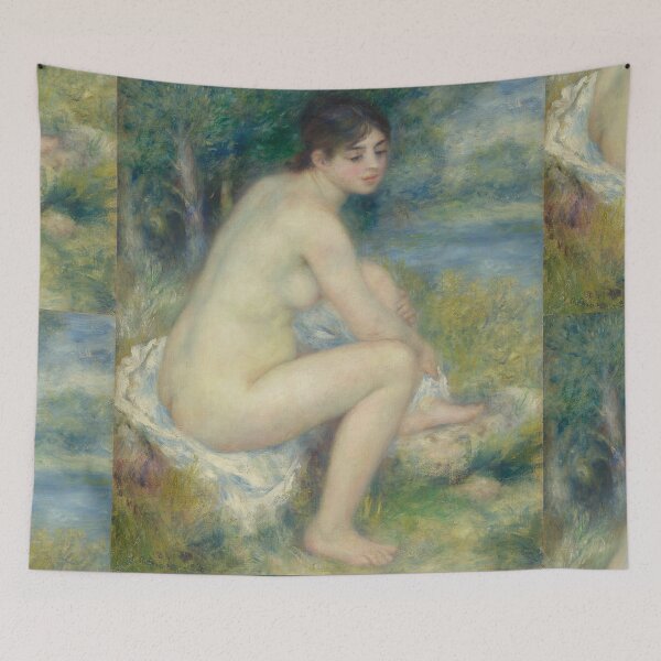 Item preview, Femme Nue Dans Un Paysage by Pierre-Auguste Renoir: Impressionist Fine Art Poster designed and sold by artofuniverse.