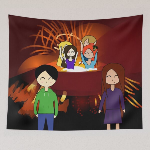 Item preview, Johnny Throwing His Enemies Into Volcano designed and sold by GooglyEyes-.