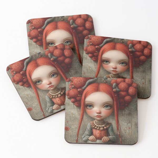 Item preview, The Girl Who Grew Thoughts. Pop Surrealism Art inspired by Mark Ryden. Lowbrow art.. designed and sold by Piagor.