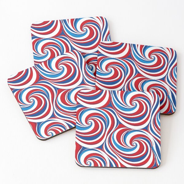 Item preview, Red White Blue Swirl Pattern American Pride designed and sold by American Spirit.