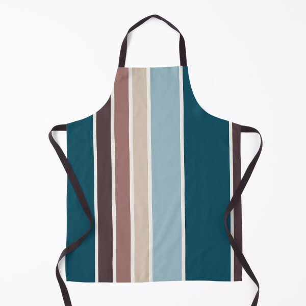Item preview, Stripe Pattern | Cyan & Brown designed and sold by ApricityPhrases.