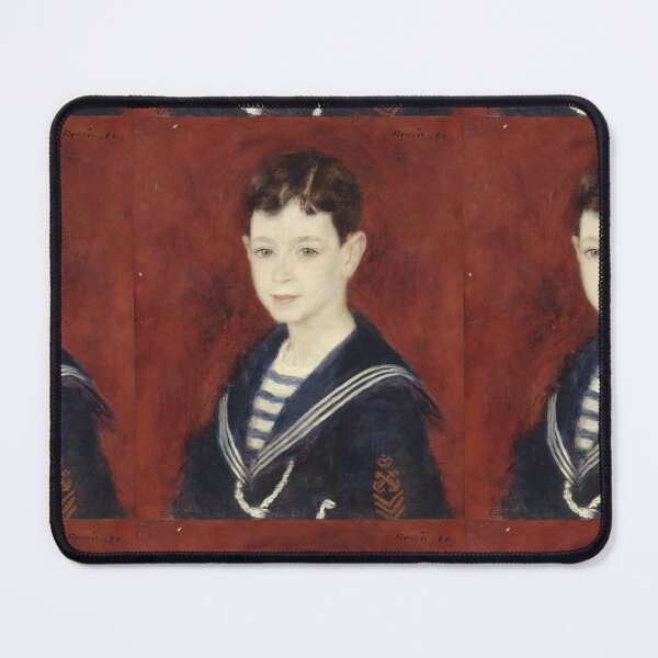 Item preview, Fernand Halphen As a Boy by Pierre-Auguste Renoir: Impressionist Portrait Poster designed and sold by artofuniverse.