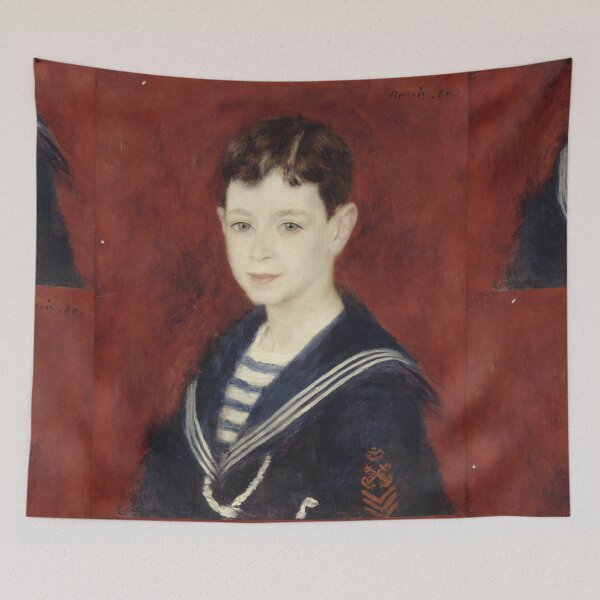 Item preview, Fernand Halphen As a Boy by Pierre-Auguste Renoir: Impressionist Portrait Poster designed and sold by artofuniverse.