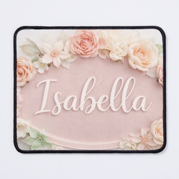 Item preview, Personalized Baby Name Sign | Floral Nursery Wall Decor | Custom Baby girl Name Sign | Blush Pink Nursery Decor | Flower Name Plaque | Baby Shower Gift designed and sold by ArtByKapil.