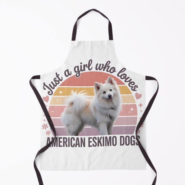 Item preview, Just a Girl Who Loves American Eskimo Dogs – Cute Retro Dog Lover Aesthetic American Eskimo Design designed and sold by ArcticFoxStudio.