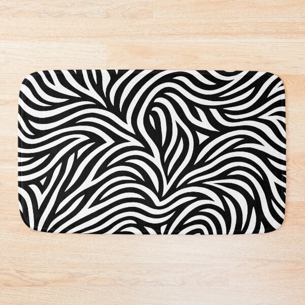 Item preview, Zebra Pleco Bold Monochrome Stripe Pattern designed and sold by WildlifeInc.