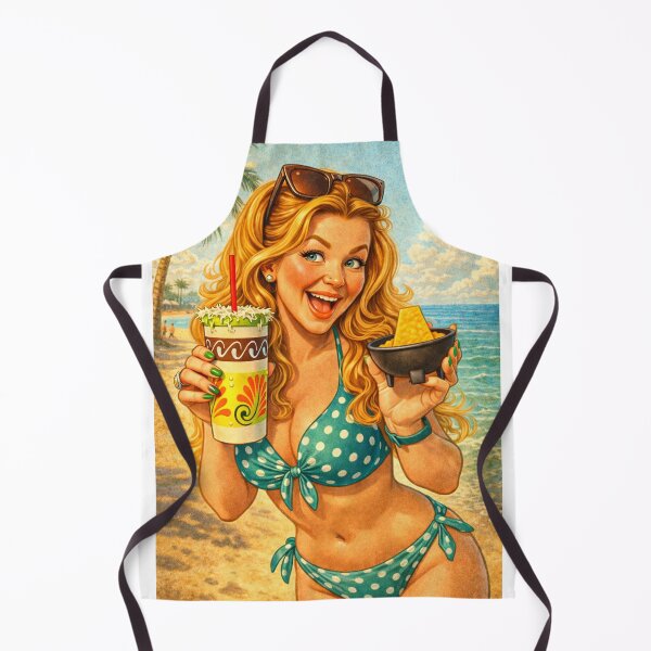Item preview, Vintage Beach Pinup Girl designed and sold by Hues of Bliss.