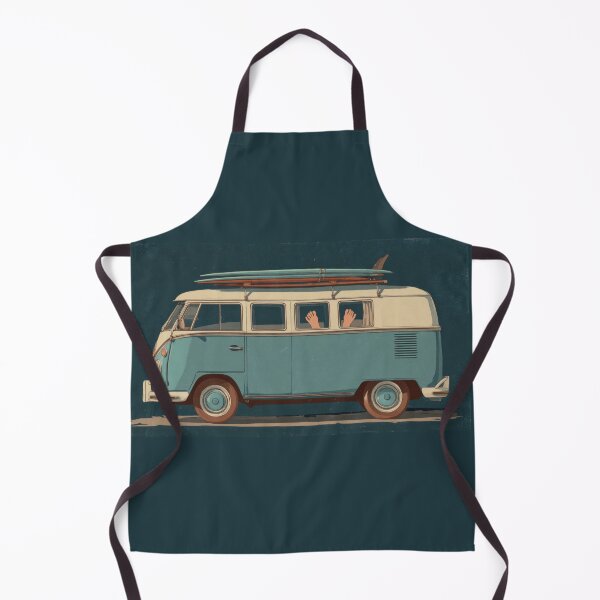Item preview, Classic van with surfboards on top designed and sold by anytka.